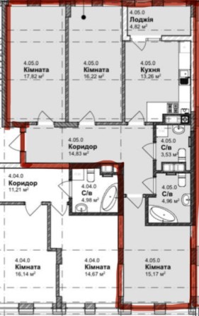 Продається простора 3 кімнатна квартира - фото 1