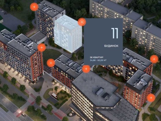 Продаж 1-кімнатної квартири в ЖК HELGA (Viking Development), бізнес-клас Скнилов