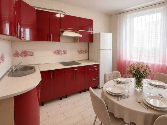 1 комнатная квартира 41 м²  ЖК «46 Жемчужина» 4 этаж Ремонт Мебель Техника Таирово Госпрограммы Лиманка
