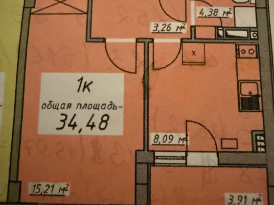 Однокімнатна квартира ЖМ 7е Небо Авангард