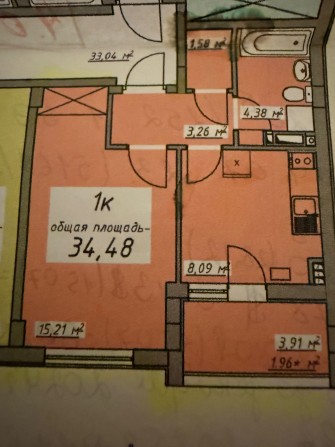 Однокімнатна квартира ЖМ 7е Небо - фото 1