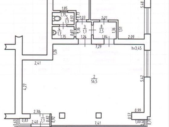 Оренда комерційної нерухомості 96м². р-н Саги . 350грн/м² Умань