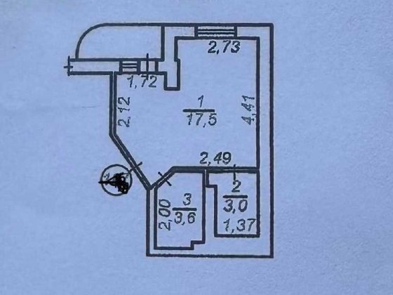 Продам 1 ком.7 небо. Авангард
