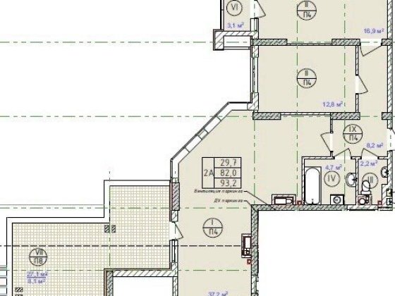 Квартира с террасой жк «таировские сады» + паркинг Лиманка