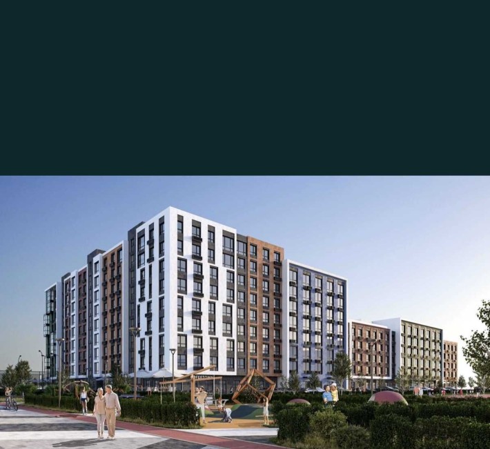 1 комн кв ЖК Акварель-10 42,5м2-35700у.е(дом сдан)переуступка - фото 1