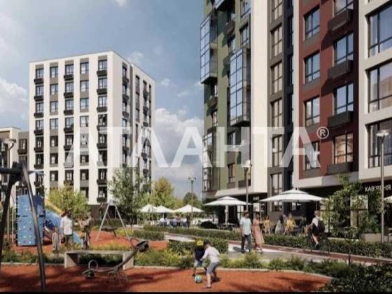 1-кімнатна квартира 39.68 м² у Акварель 10 ул. Сахарова Крыжановка