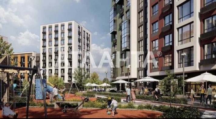 1-кімнатна квартира 39.68 м² у Акварель 10 ул. Сахарова - фото 1