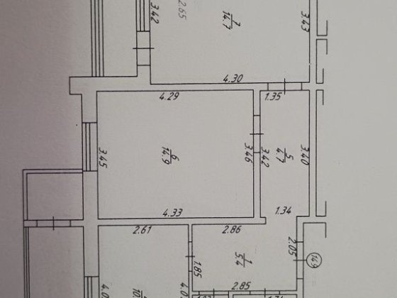 2 к. квартира -64.1 кв.м., с. Супрунівка, Полтавська ТГ. Супрунівка