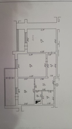 2 к. квартира -64.1 кв.м., с. Супрунівка, Полтавська ТГ. - фото 1