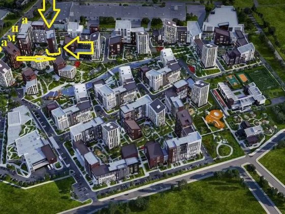 Оренда комерційного приміщення 76.96 м², ЖК Paradise Avenue, топова локація під бізнес Крюковщина