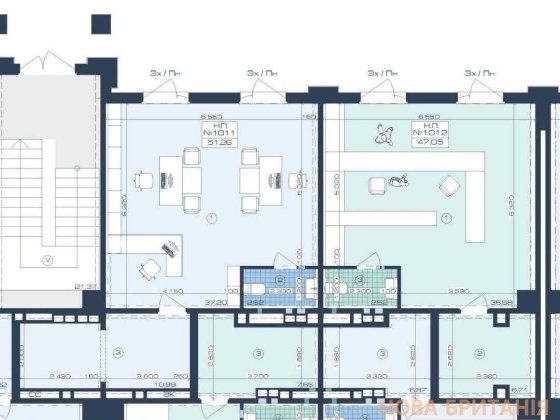 Оренда ПЕРСПЕКТИВНОГО приміщення 98,31м² 1 поверх ЖК Оксфорд Чайки