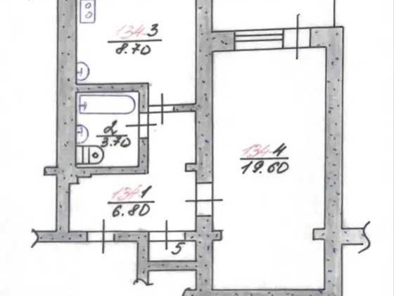 Продаж 1-кімнатної квартири, 38,9 м², м. Златопіль, вул. Світанкова Златопіль