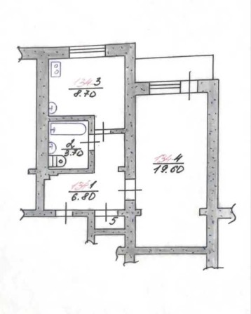 Продаж 1-кімнатної квартири, 38,9 м², м. Златопіль, вул. Світанкова - фото 1