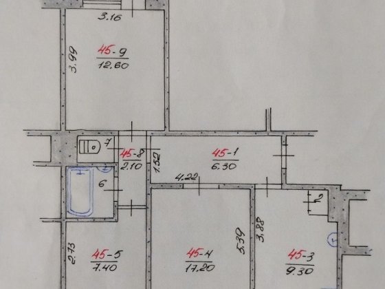 Продам 3-кімнатну квартиру покращеного планування, можливий продаж за житловим сертифікатом Златопіль