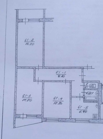Продам 3  кімнатну квартиру в житловому стані  м. Златопіль - фото 1