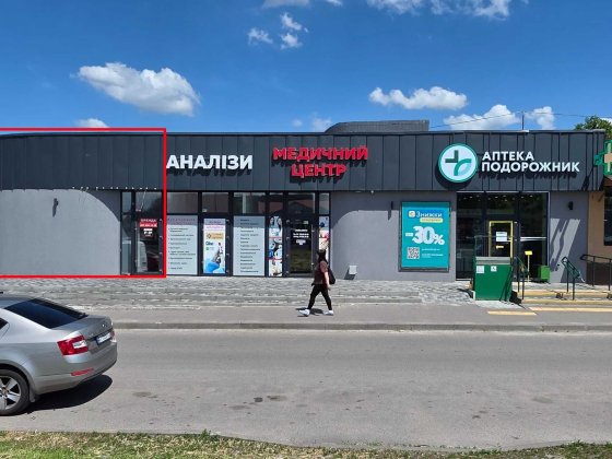 Оренда фасадного торгового приміщення від 5 до 60 м.кв біля ФОРИ Белая Церковь