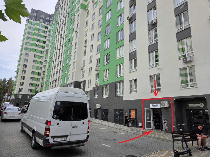 Оренда фасадного приміщення 40м2 ЖК City Park Центральний парк Ірпінь. - фото 1