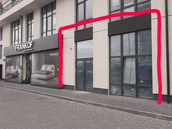 Здаю в оренду фасадне приміщення з високим трафіком. 255м2 Івано-Франківськ