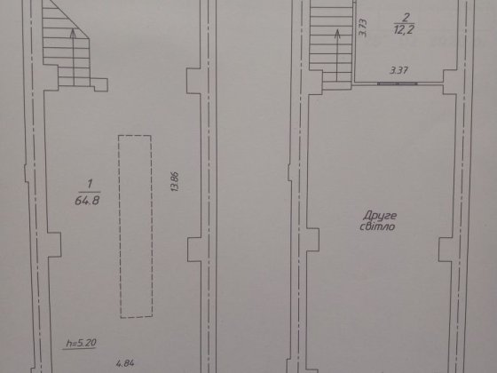 Сдам помещение 4,8×13,5 м в АК по ул Героев Крут (Черепина). Сумы