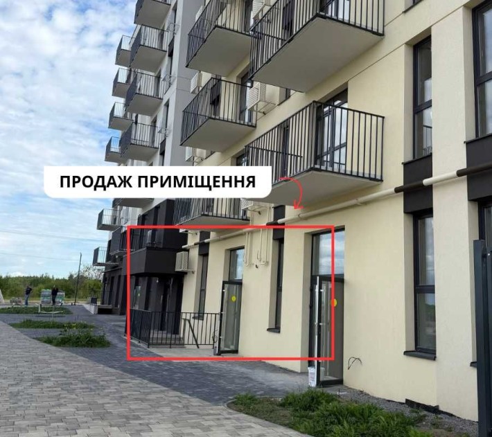 ОРЕНДА‼️ Продаж комерційного приміщення 46.91 м² м. Пустомити ЖК Садова Алея за 15 хв від Львову| Ко - фото 1