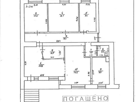Нежитлове, фасадне,  приміщення загальною площею  109.9 кв.м. Бровари