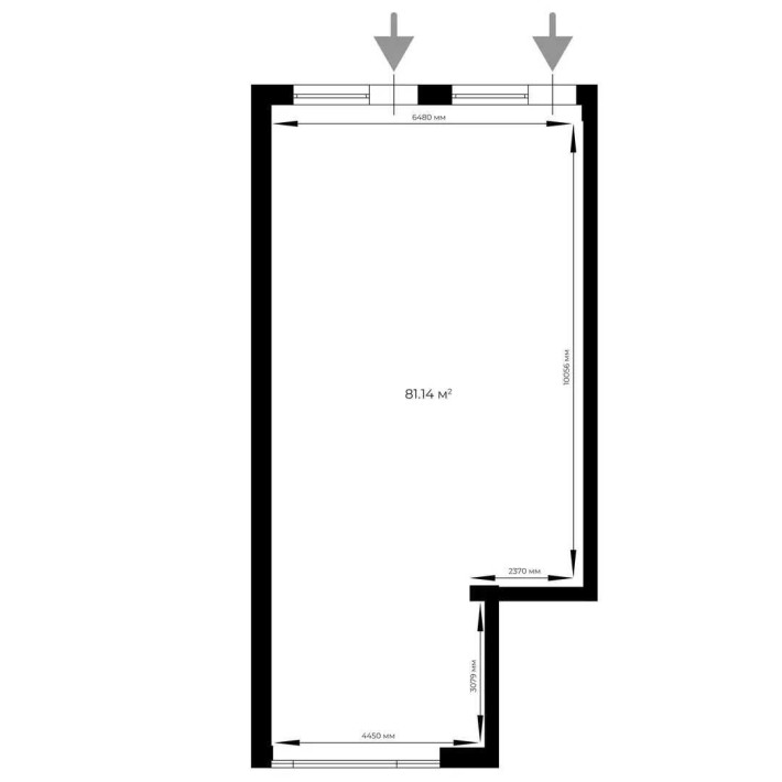 Продаж комерційного приміщення 81.1 м² у ЖК Grand Hills - GHK 601 - фото 1