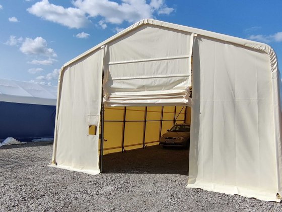 ПВХ ангар у розстрочку. 12.4×7,5х4.5 м | Швидкомонтований склад / ангар /шатер | Розстрочка 6 місяці Винница
