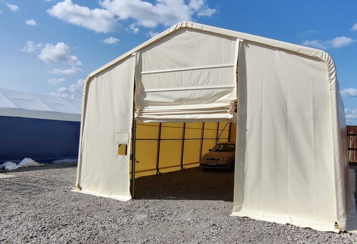 ПВХ ангар у розстрочку. 12.4×7,5х4.5 м | Швидкомонтований склад / ангар /шатер | Розстрочка 6 місяці - фото 1
