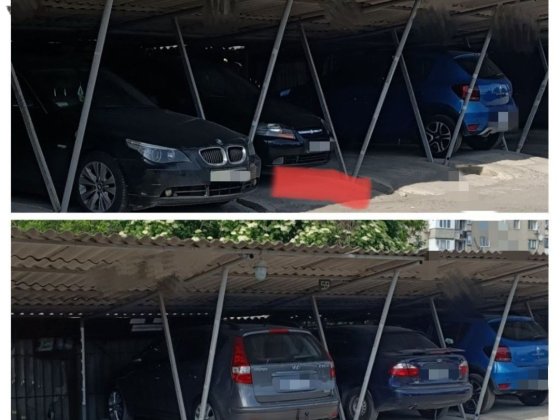 Місце на критій стоянці Одеса