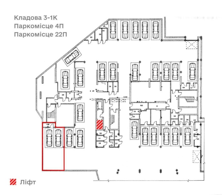Підземні паркомісця (x2 поруч) та комору в ЖК «Манхеттен» - фото 1