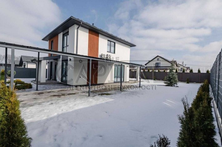 Будинок 160 м² з басейном у закритому котеджному містечку | Крюківщина - фото 1