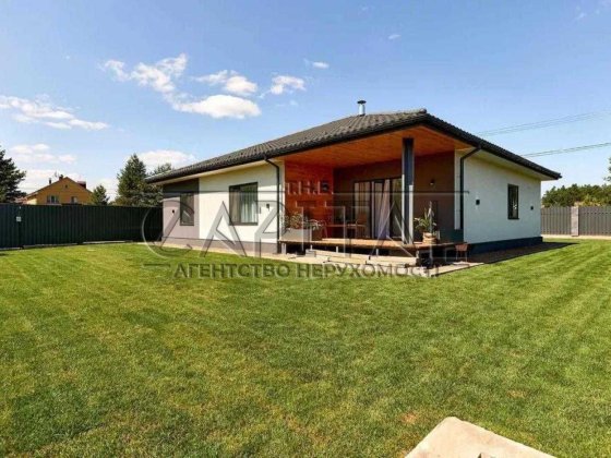 Будинок у скандинавському стилі біля лісу | 120 м² | Гараж 30 м² Гореничі