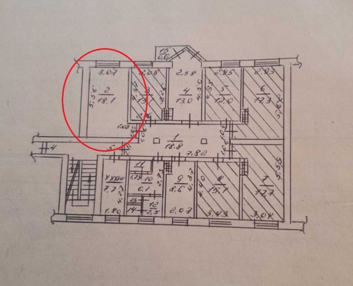 Продам комнату в коммунальной квартире - фото 1