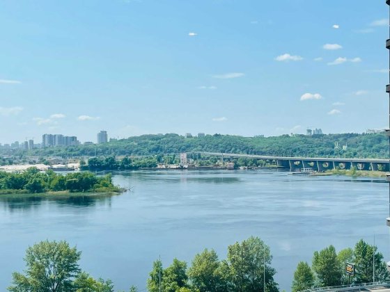 Оренда евро двушки з чудовим видом на Дніпро і Печерськ в ЖК Great Київ
