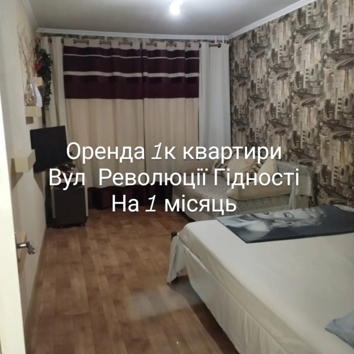 Оренда 1к квартири Революції Гідності  від 1 місяця - фото 1