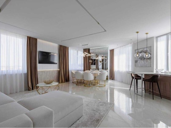 Оренда вишуканої 2кімнатної квартири  75,3 м² у ЖК «Щасливий Platinum»1800$ Львів