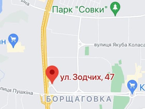 Зодчих 47 біля шпалерного ринку Довгострокова аренда Софиевская Борщаговка