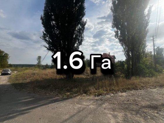 Новосілки ділянка 1.6Га під забудову Фасад Боярське ОТГ Боярка