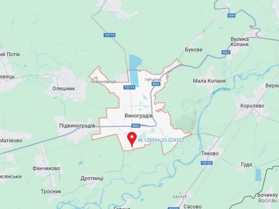 Промислова ділянка 6 Га Виноградів
