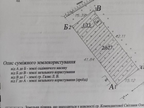 Дачна ділянка Білий Налив Ковель