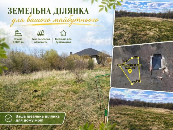 Ділянка під забудову Ковель від власників приватизована 8соток до світла 100 м Ковель