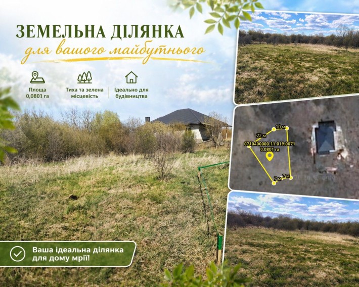 Ділянка під забудову Ковель від власників приватизована 8соток до світла 100 м - фото 1