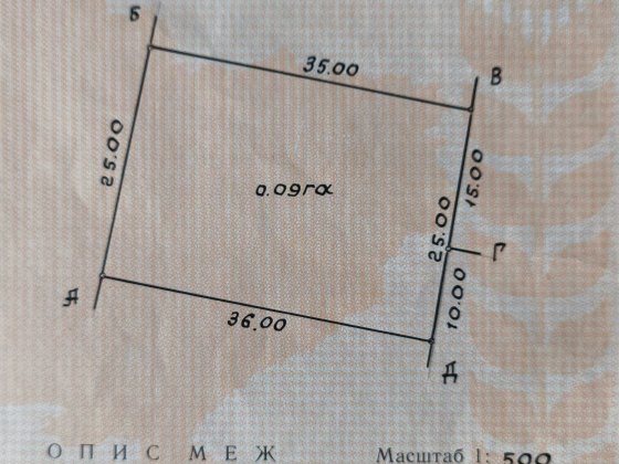 Продам ділянку 9 сот. під житлову забудову в м. Люботин Люботин