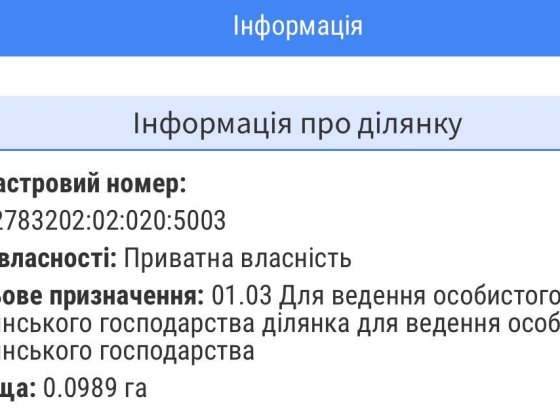 Продам землю на Автомобілістів