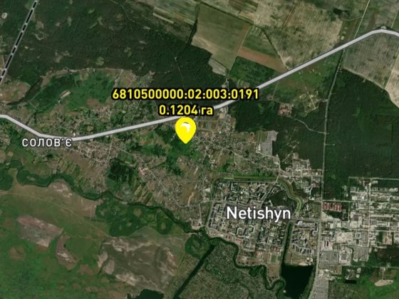 Земельна ділянка Нетешин