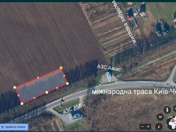 Земельна ділянка 84 сот. вздовж автомагістралі Київ-Чоп Стрий