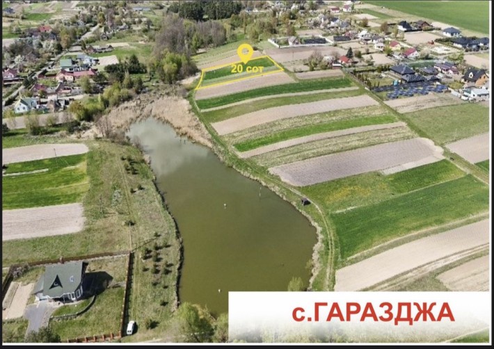 Земельна ділянка в районі Луцька  недалеко від ставка - фото 1