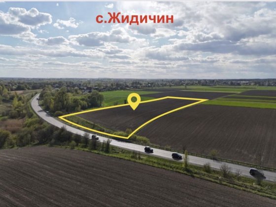 Фасадна Земельна ділянка Луцьк 120 сот під комерцію та промислові будівлі Рованці