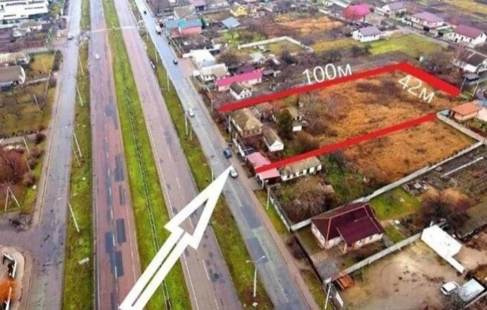 Продам участок  под коммерцию  в Подгородном !!!   ( С ) - фото 1