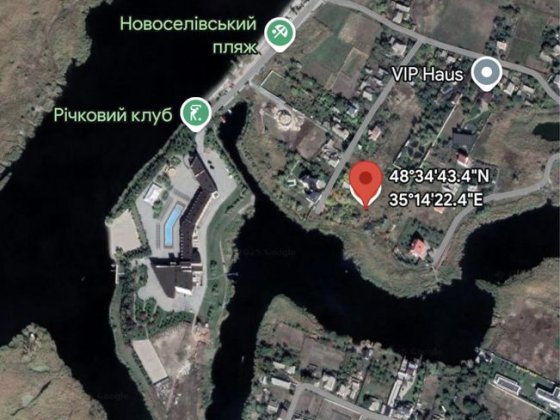 Продаж ділянки Новоселиця/ остров Рівер Клаб/ Свій Берег Новоселовка